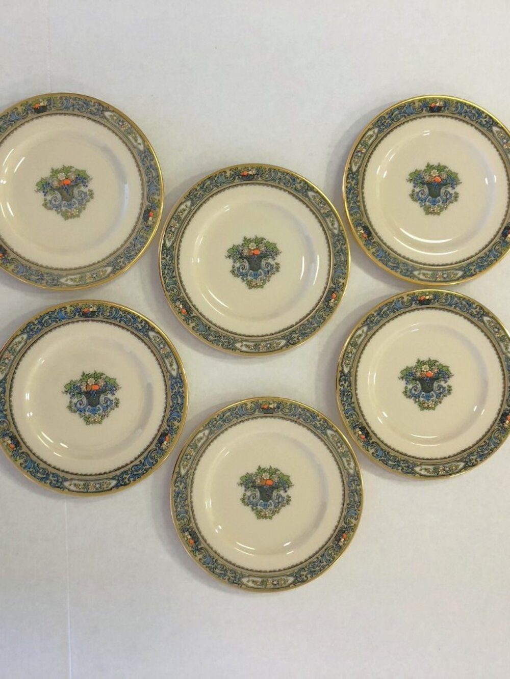 Lenox Autumn Presidential Collection Bread & Butter Plates 6 3/8" Set of 6 USA